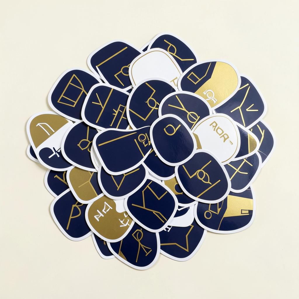 Die-Cut Vinyl Stickers (100)